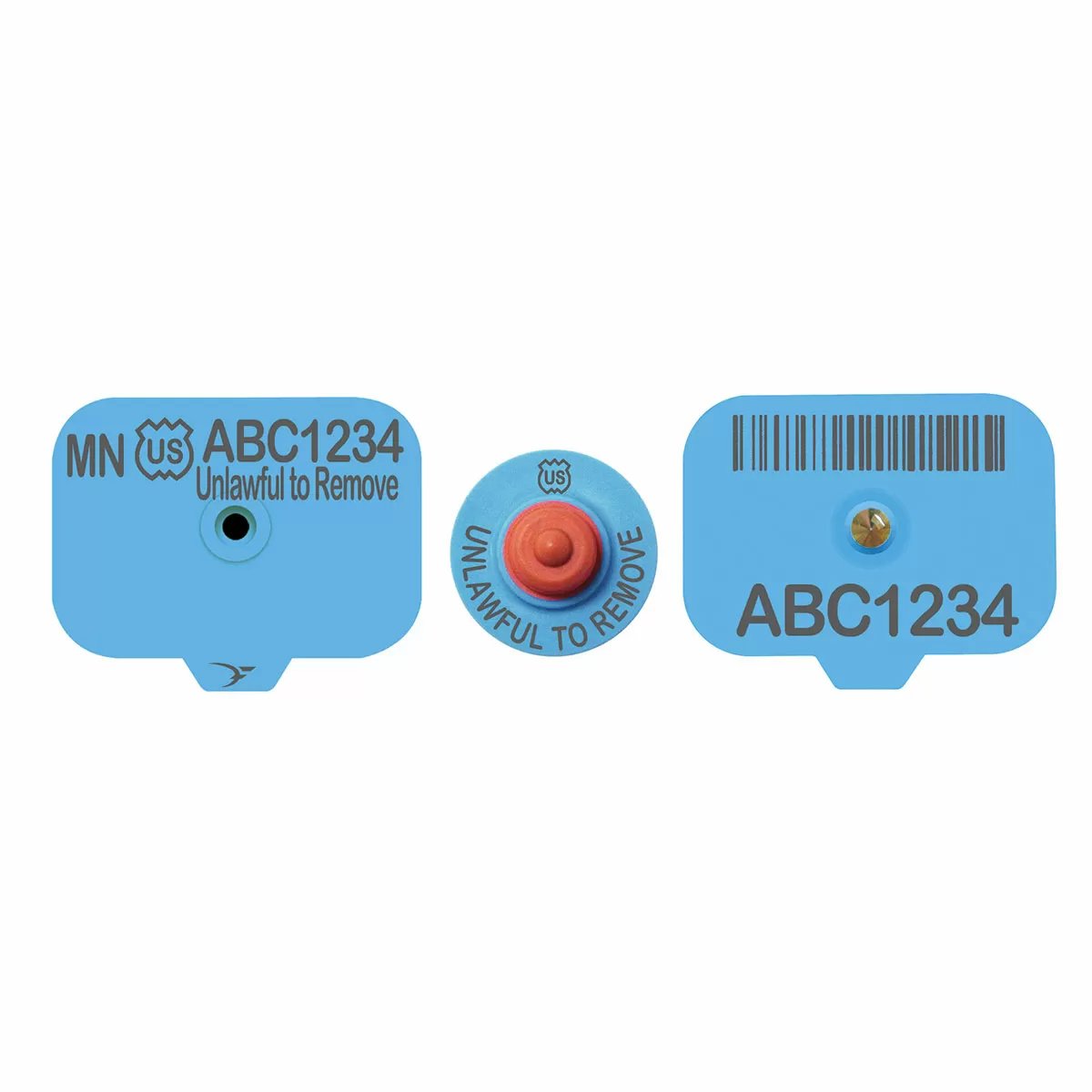 Destron Fearing™ USDA Swine Premise ID PIN Ear Tags - 25/Bag - QC Supply -