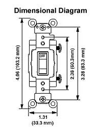 Double Pole Toggle Switch 15 Amps - QC Supply -