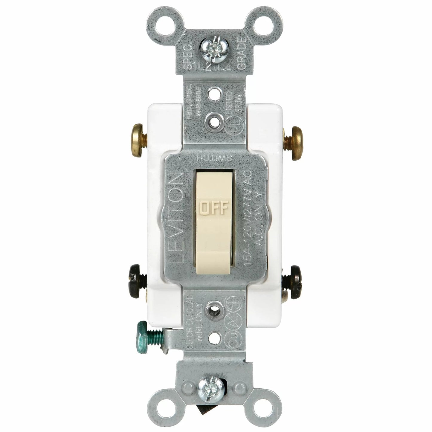 Double Pole Toggle Switch 15 Amps - QC Supply -