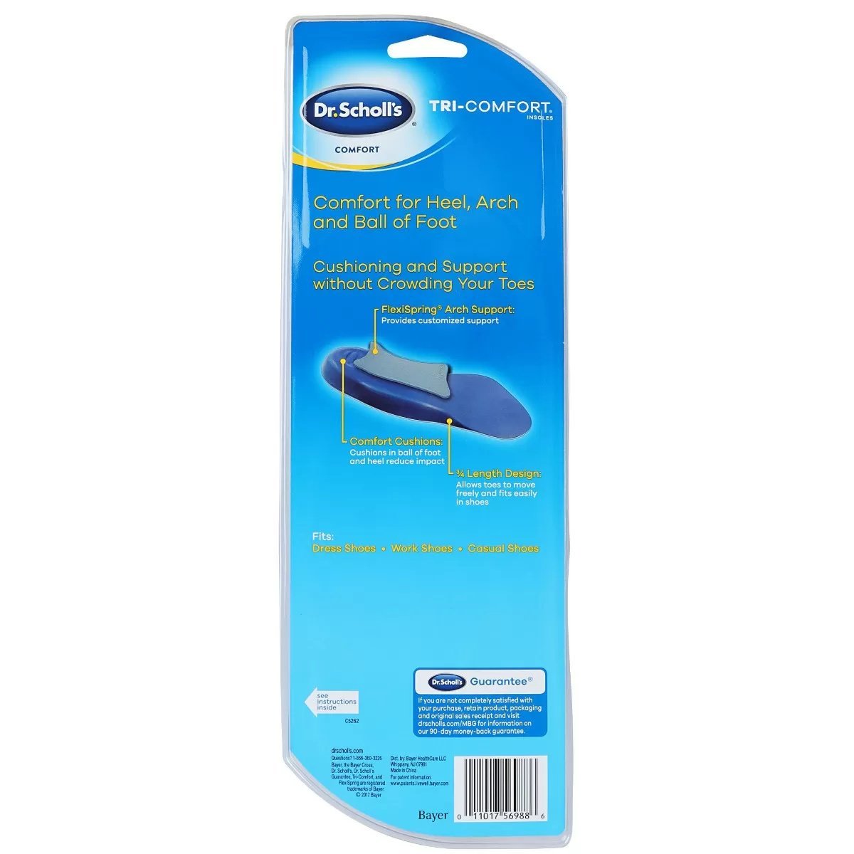 Dr. Scholl's® Tri - Comfort® Orthotic - QC Supply -