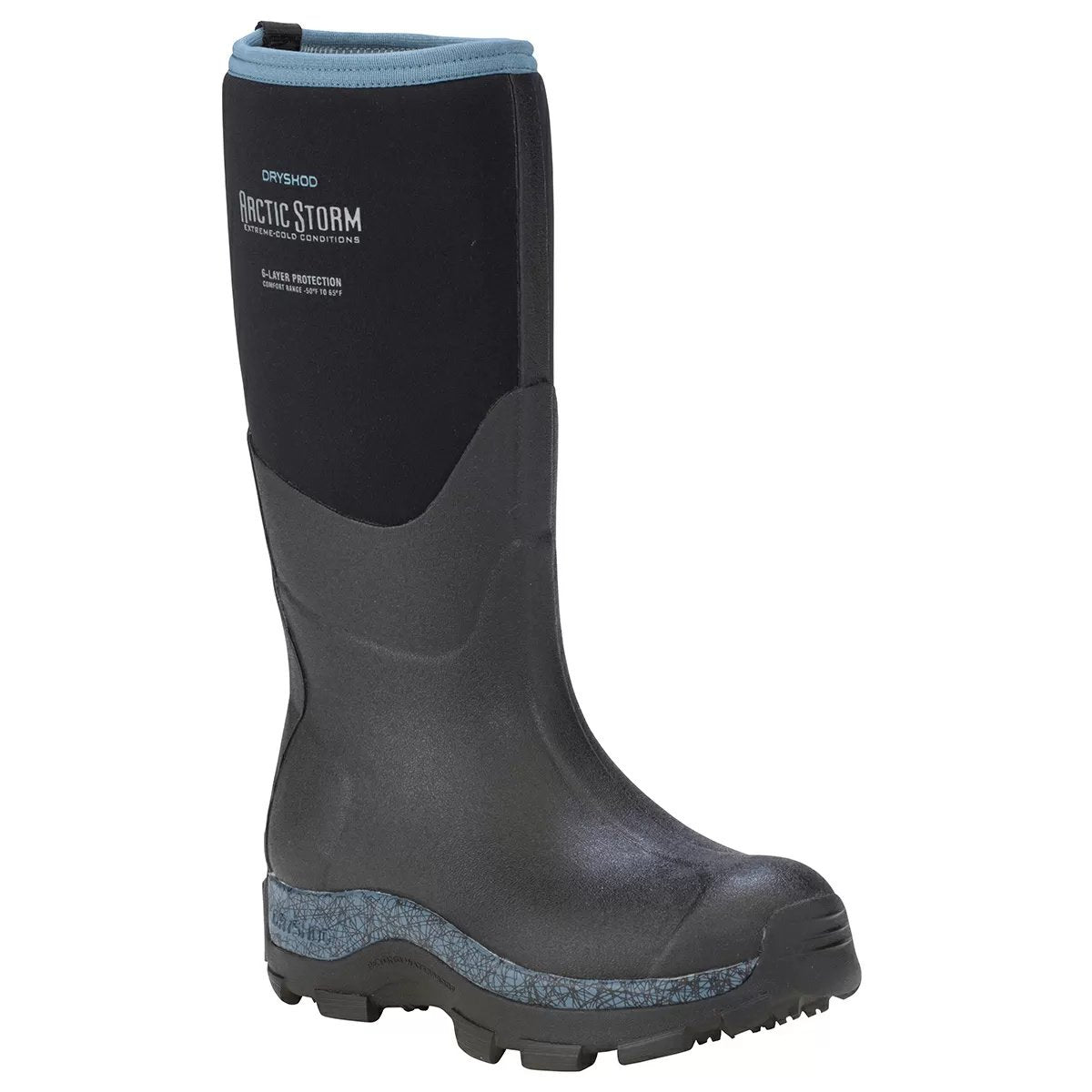 DRYSHOD® Artic Storm Women's Hi Boots - Black/Blue - QC Supply -