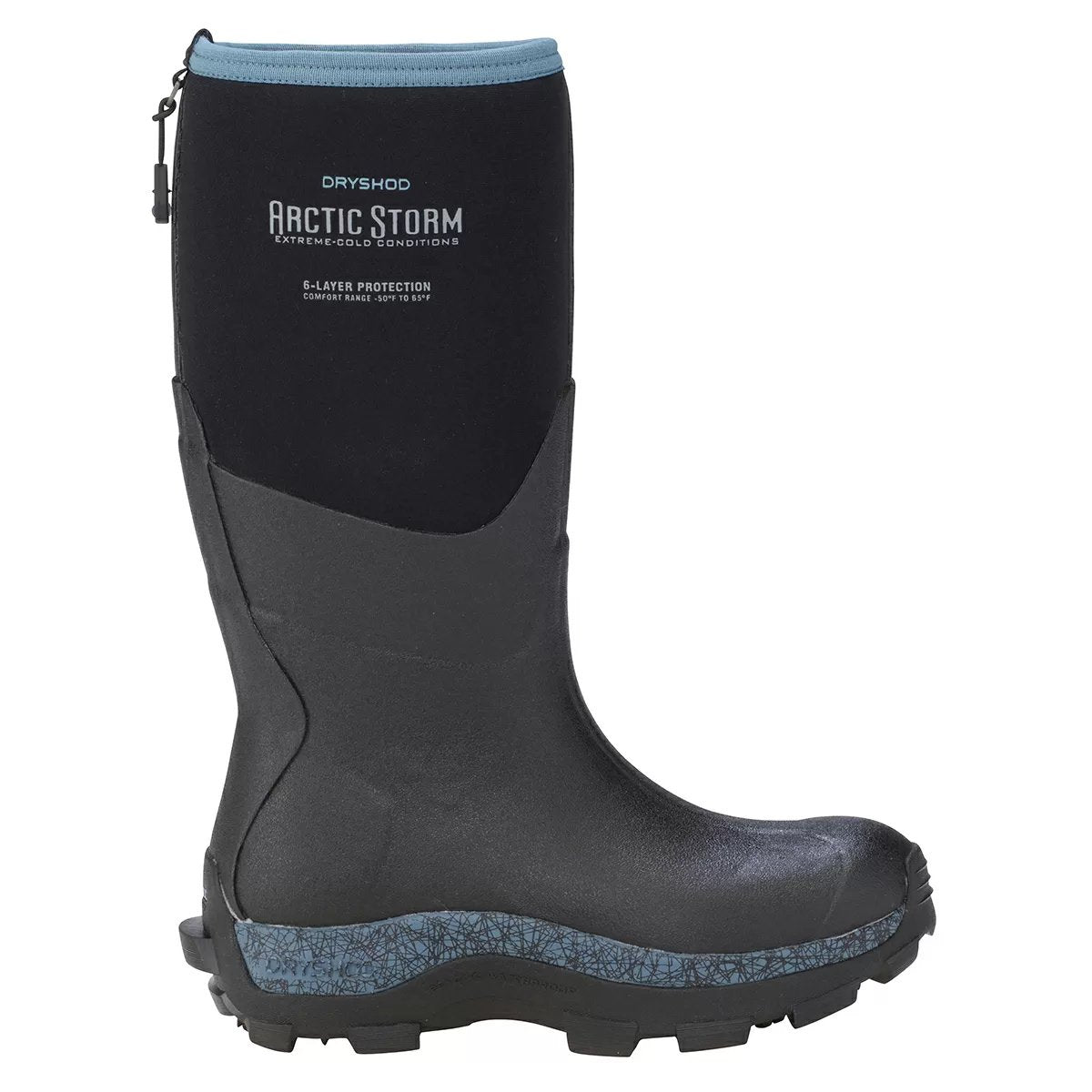 DRYSHOD® Artic Storm Women's Hi Boots - Black/Blue - QC Supply -