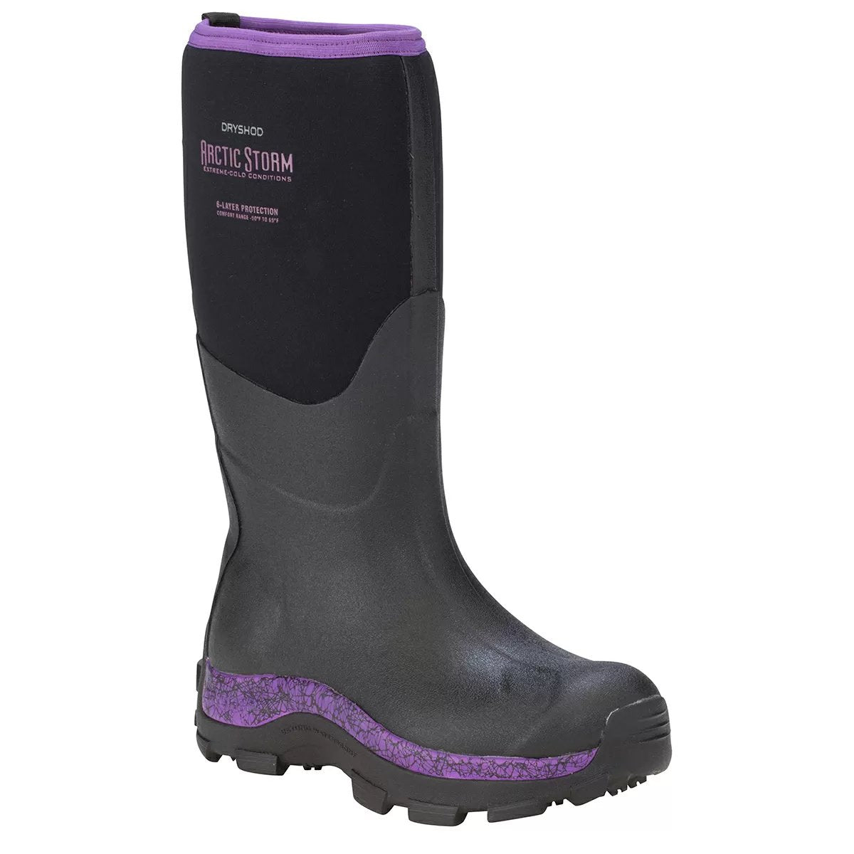 DRYSHOD® Artic Storm Women's Hi Boots - Black/Purple - QC Supply -