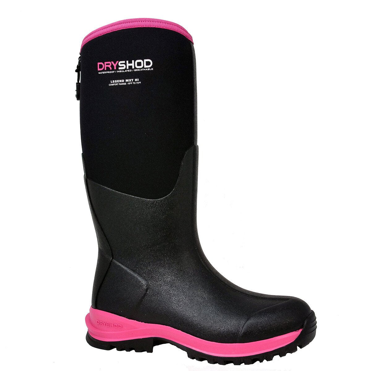 DRYSHOD® Legend MXT Hi Women's Boots - Black/Pink - QC Supply -