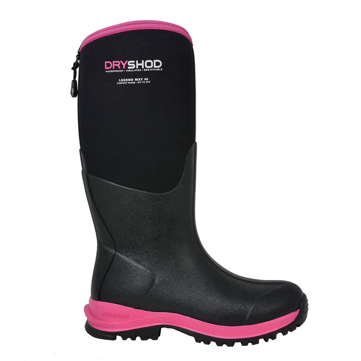 DRYSHOD® Legend MXT Hi Women's Boots - Black/Pink - QC Supply -