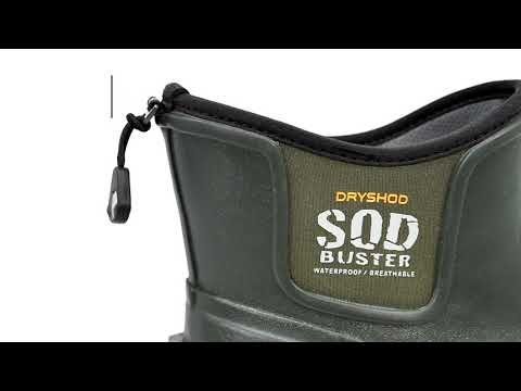DRYSHOD® Sod Buster Men's Ankle Boots - Moss/Gray - QC Supply -