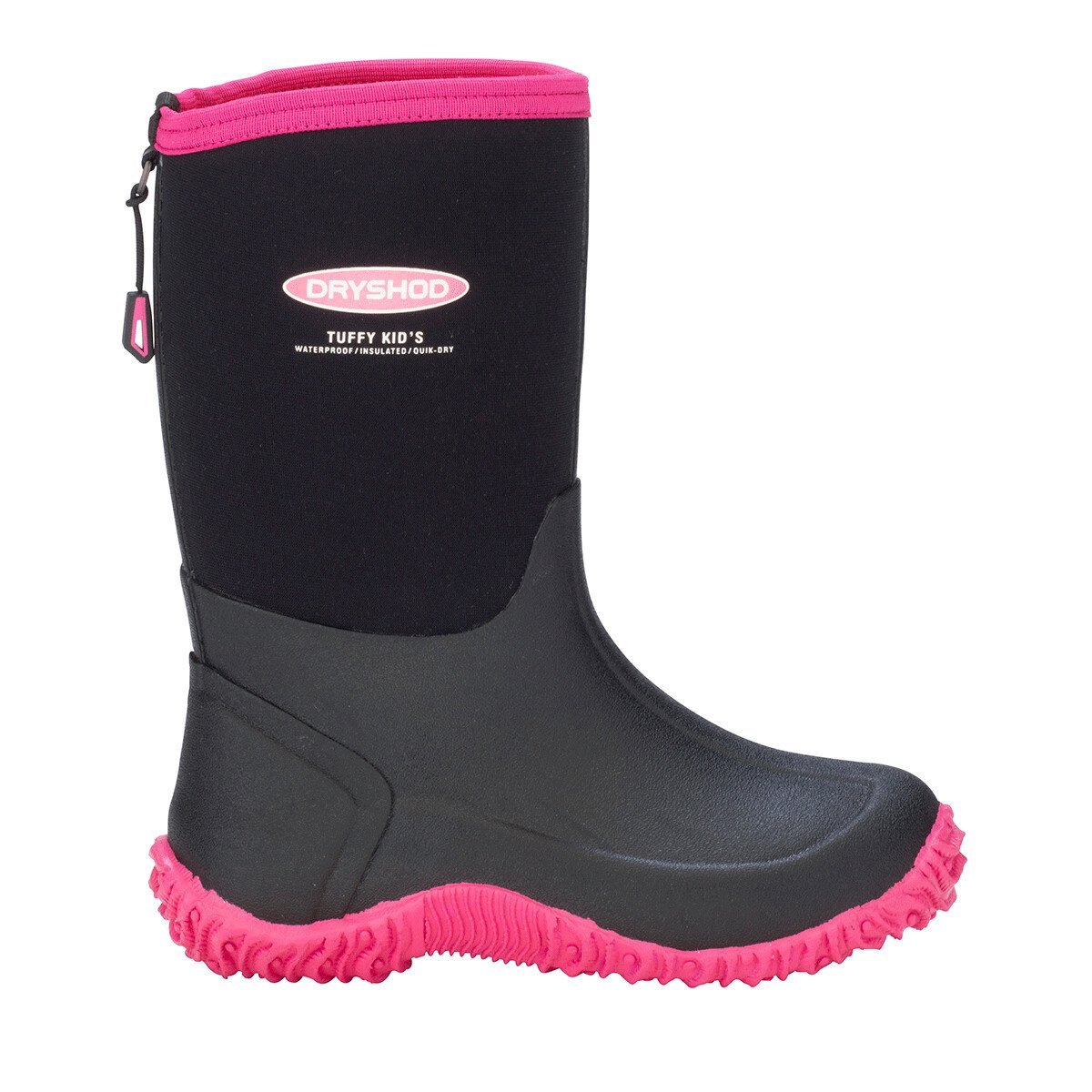 DRYSHOD® Tuffy Kid's Sport Boot - Black/Pink - QC Supply -