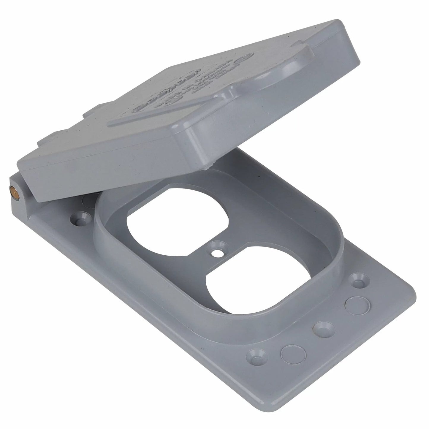 Duplex Recept. PVC Single Gang Cover - QC Supply -