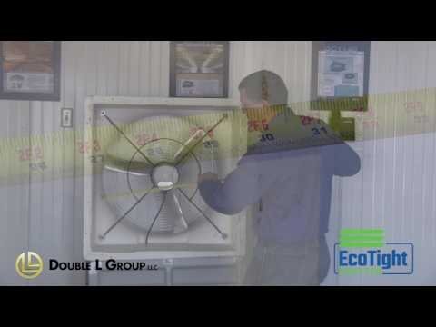 EcoTight Poultry or Swine Shutter - QC Supply -