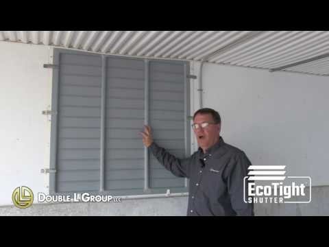 EcoTight Poultry or Swine Shutter - QC Supply -
