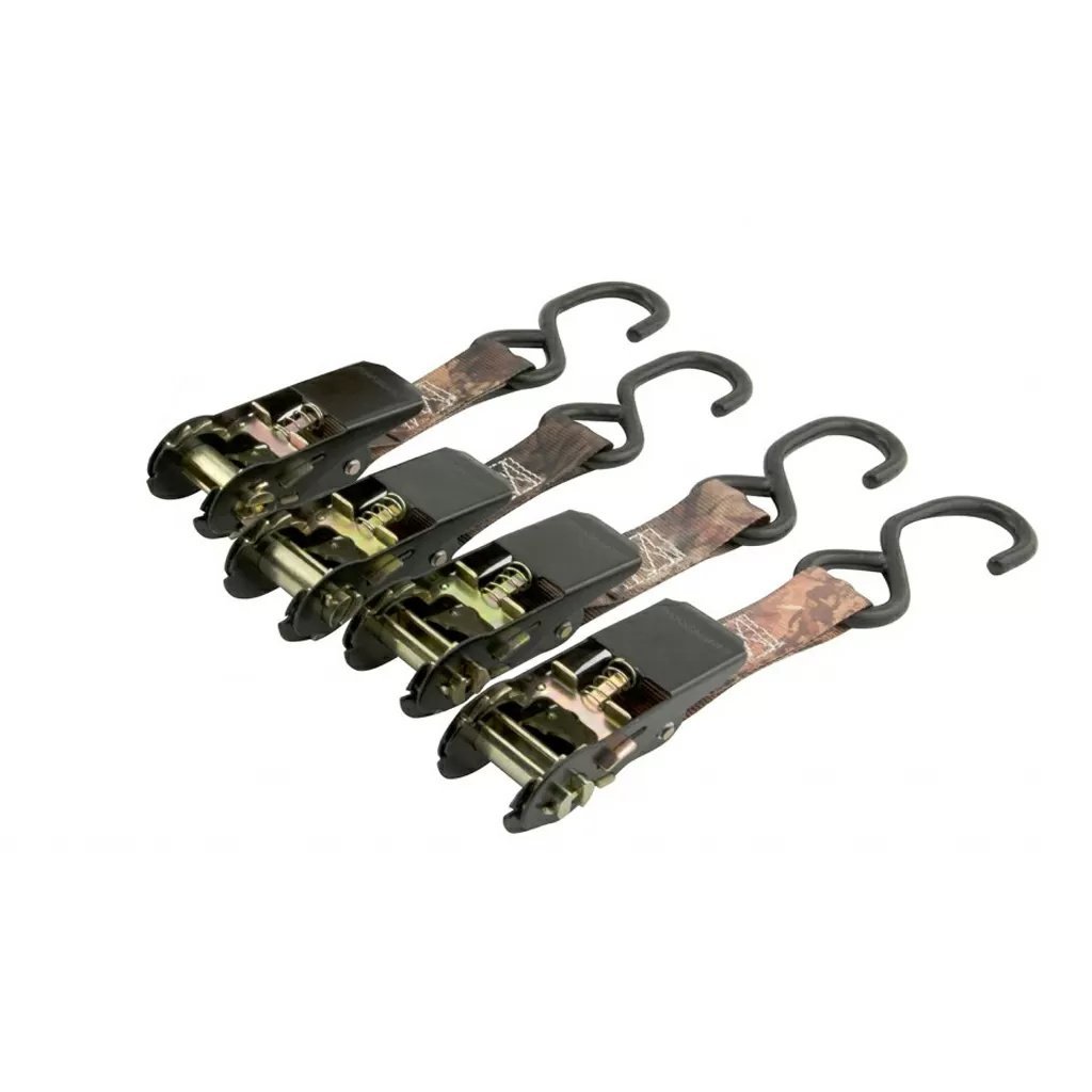 Erickson Manufacturing Ratcheting Tie Downs - 900 lb Breaking Strength - 4 - Pack - QC Supply -