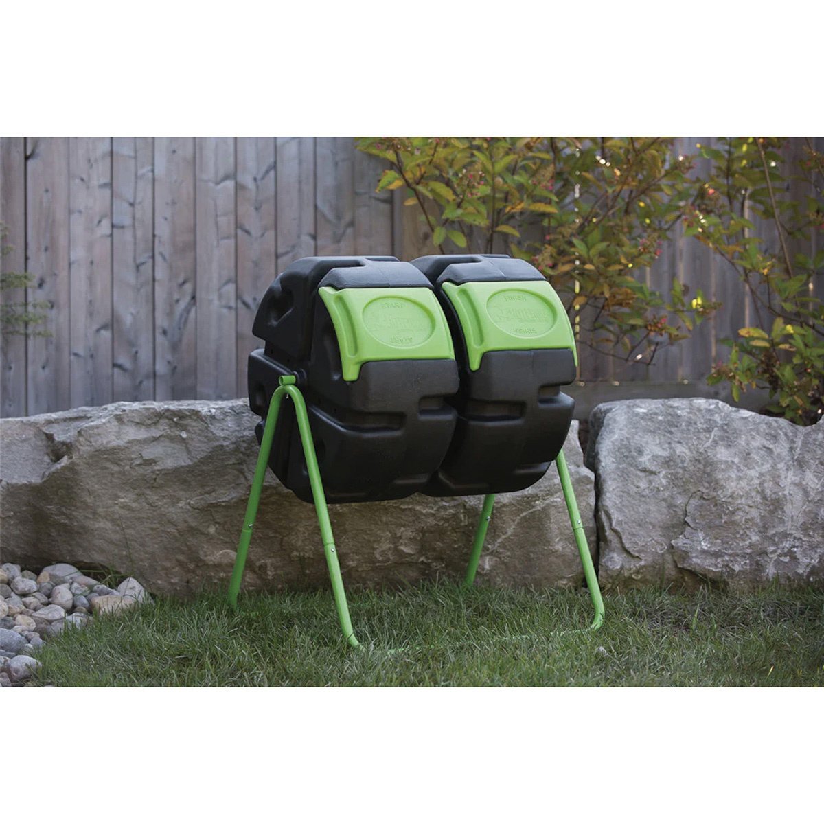 FCMP Outdoor HOTFROG Dual Body Tumbling Composter - 37 Gal. - QC Supply -
