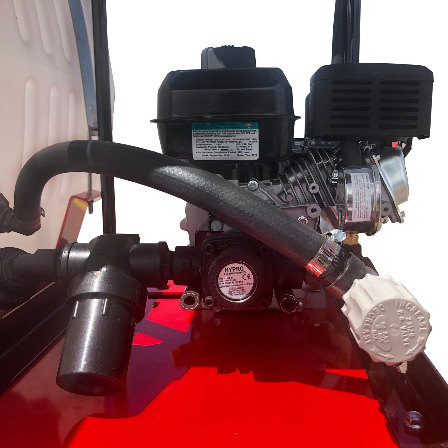 FIMCO 150 Gallon Skid Sprayer - 4 Roller Pump - Gas - QC Supply -