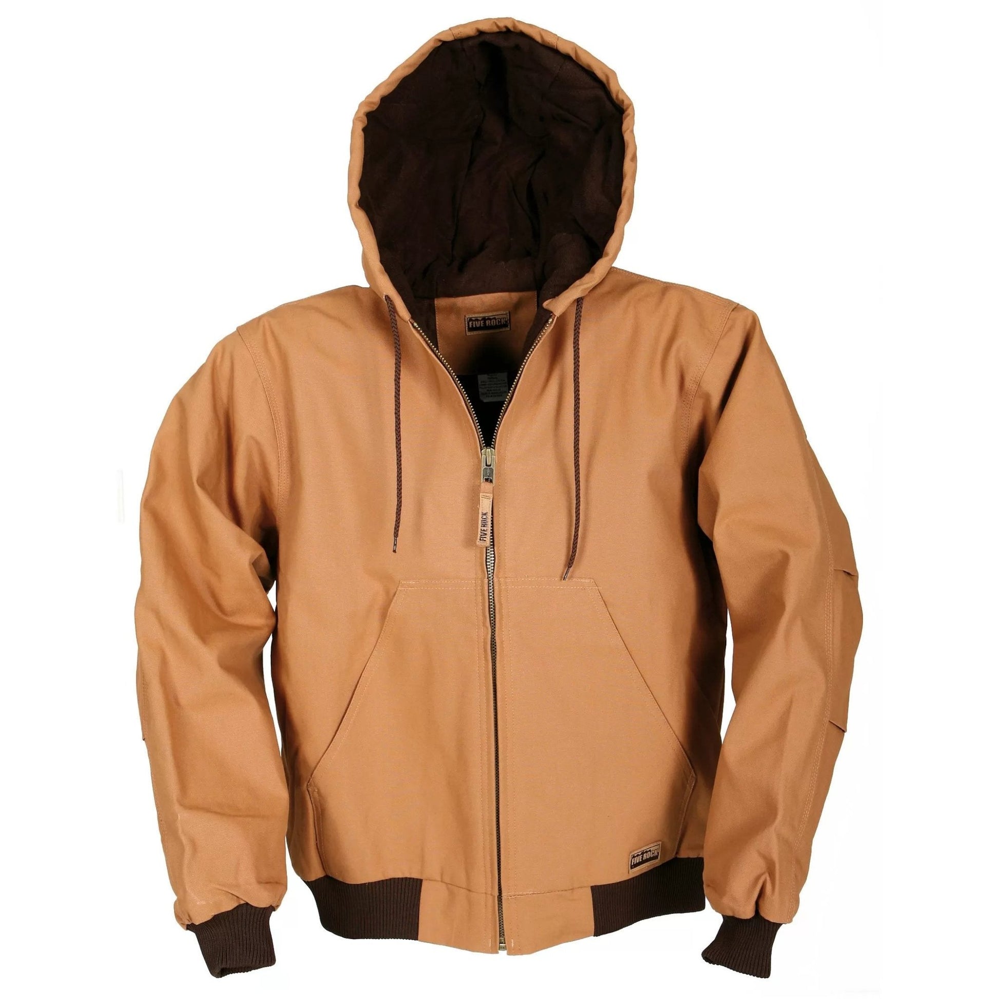 FIVE ROCK® Quilt - Lined Hooded Jacket - QC Supply -