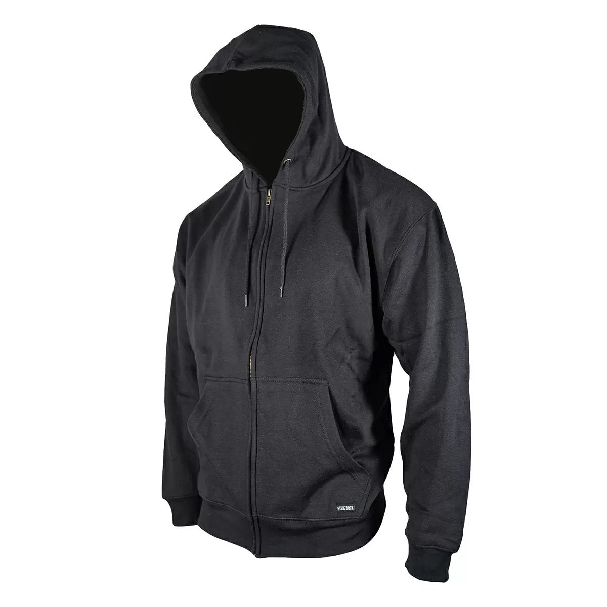 FIVE ROCK® Thermal Lined Zip Front Hooded Sweatshirt - QC Supply -