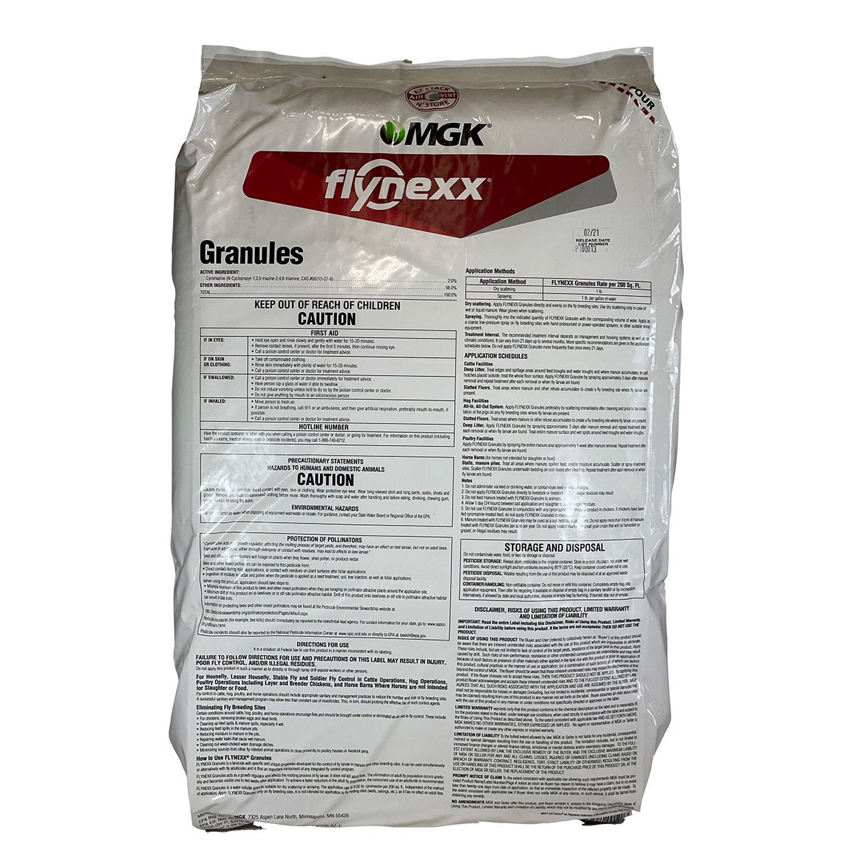 Flynexx® Fly Larvicide Granules - 35 lbs - QC Supply -
