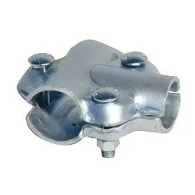 Free Stall & Parlor Repair Parts - 1 5/8" X 1 5/8" 3 Bolt T - Clamp - QC Supply -