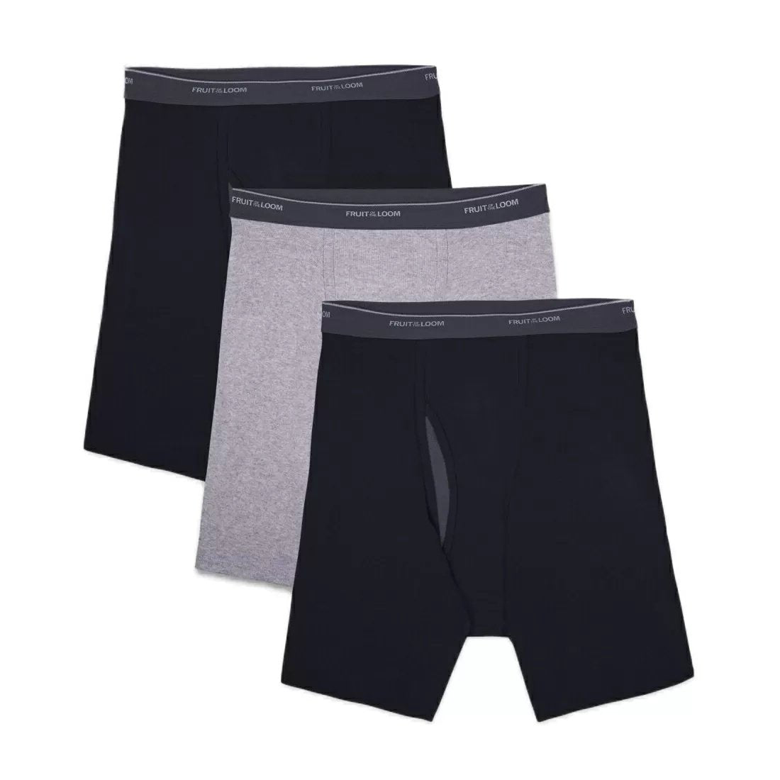 Fruit of the Loom® Men's Eversoft® CoolZone® Fly Boxer Briefs - 3 Pack - QC Supply -