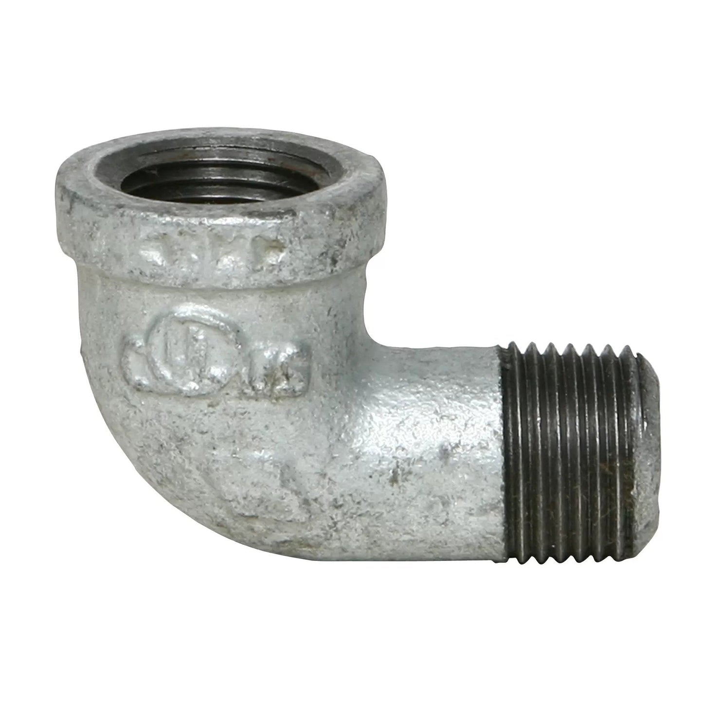 Galvanized 90°Street Elbow - 1/2" - QC Supply -