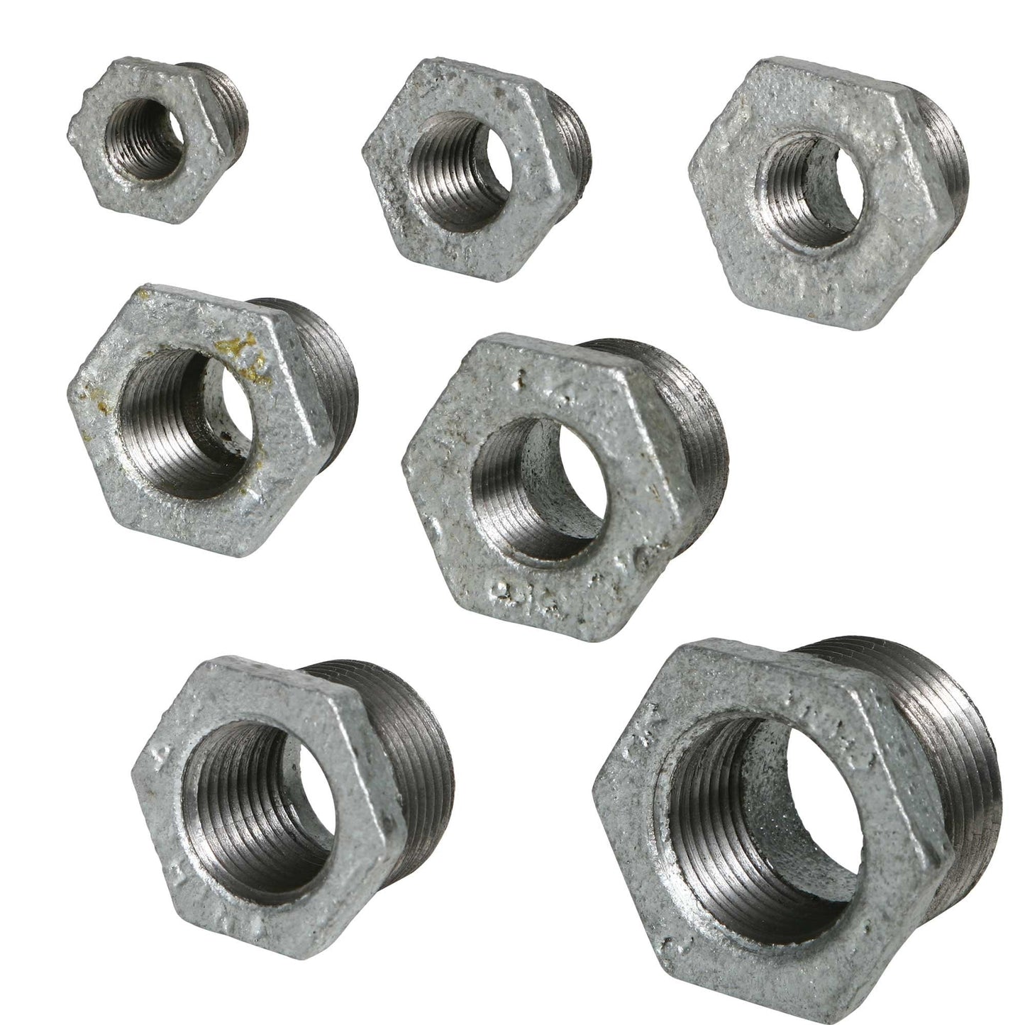 Galvanized Hex Reducer Bushings - QC Supply -