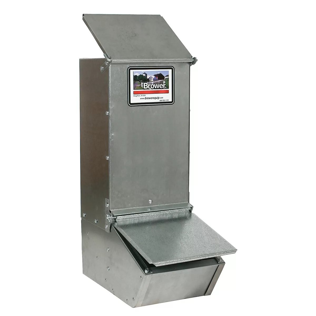 Galvanized One Hole Hog Feeder - QC Supply -