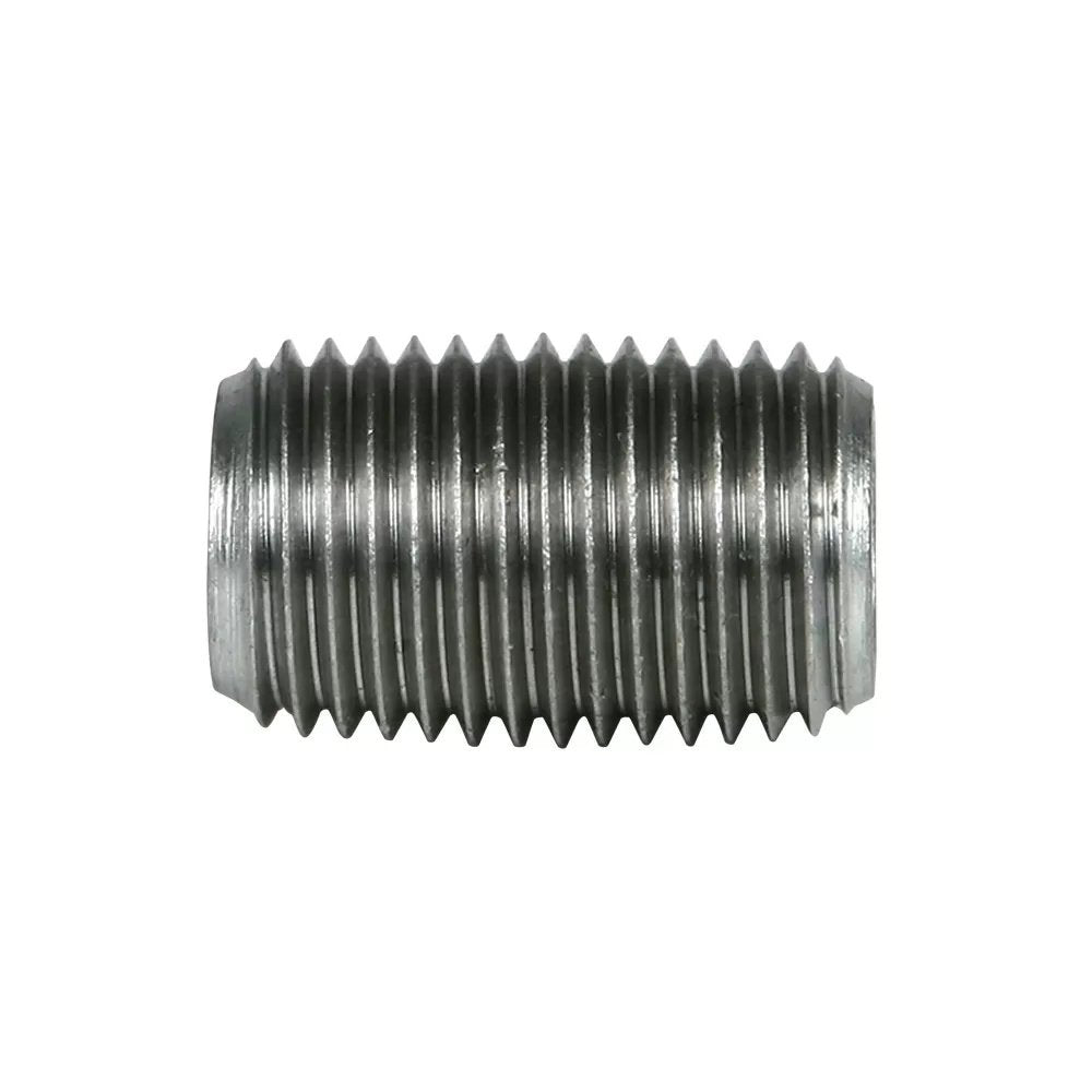 Galvanized Pipe Nipple - 1/4" Close - QC Supply -