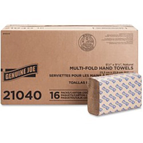 Genuine Joe Multi - Fold Paper Towels - 250/Pack - QC Supply -