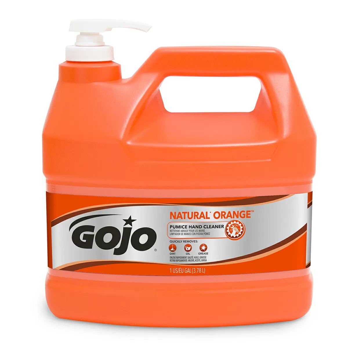 GOJO® Natural* Orange™ Pumice Hand Cleaner - 1 Gallon - QC Supply -