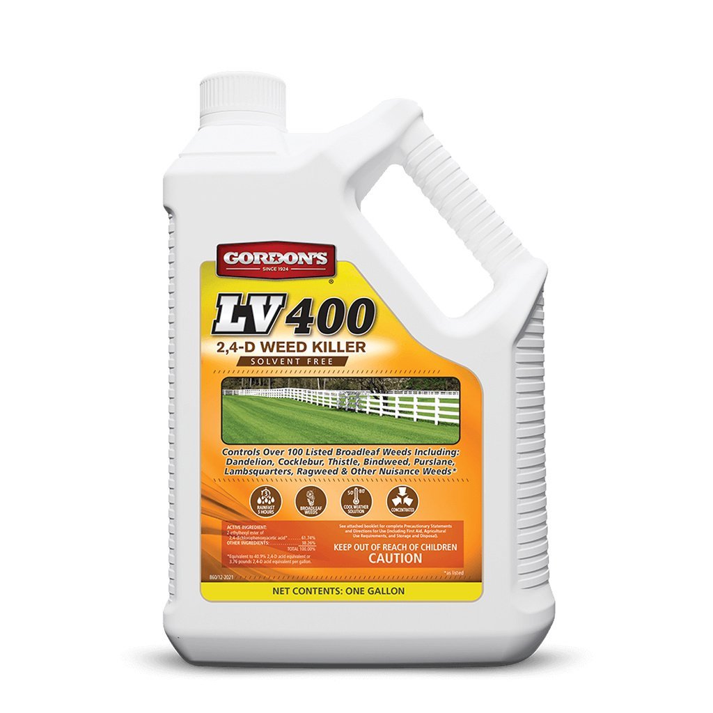 Gordon's LV 400 2,4 - D Solvent - Free Weed Killer Concentrate - 1 gal. - QC Supply -