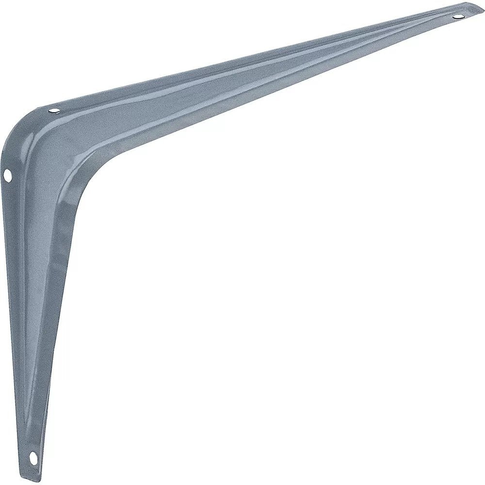 Gray Shelf Bracket - 6" x 8" - QC Supply -
