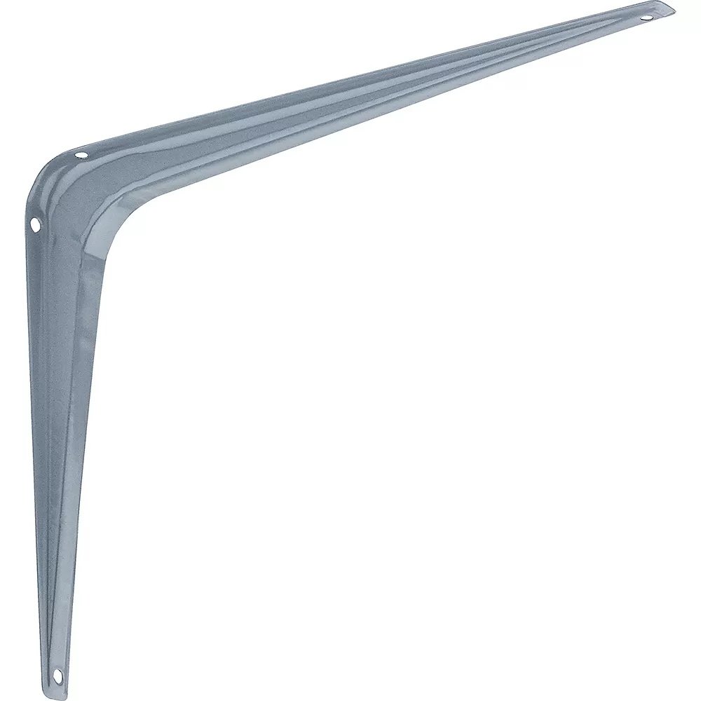 Gray Shelf Bracket - 8" x10" - QC Supply -