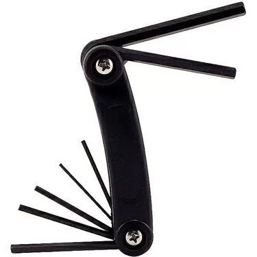 Great Neck 7 - Piece Folding Hex Key Set - Metric - QC Supply -