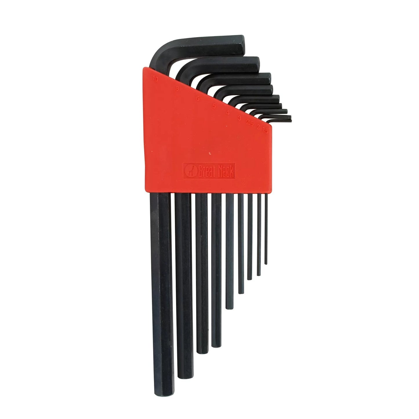 Great Neck Metric 9 - Piece Long Arm Hex Key Set - QC Supply -