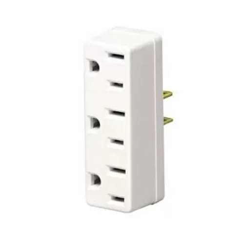 Grounded 3 Outlet Adapter - QC Supply -