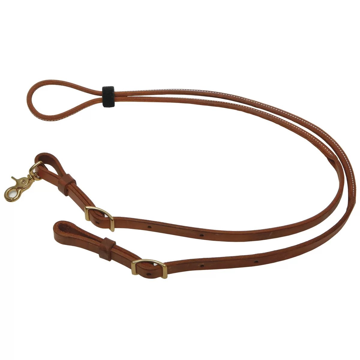 Harness Leather Round Roper and Contest Reins - QC Supply -