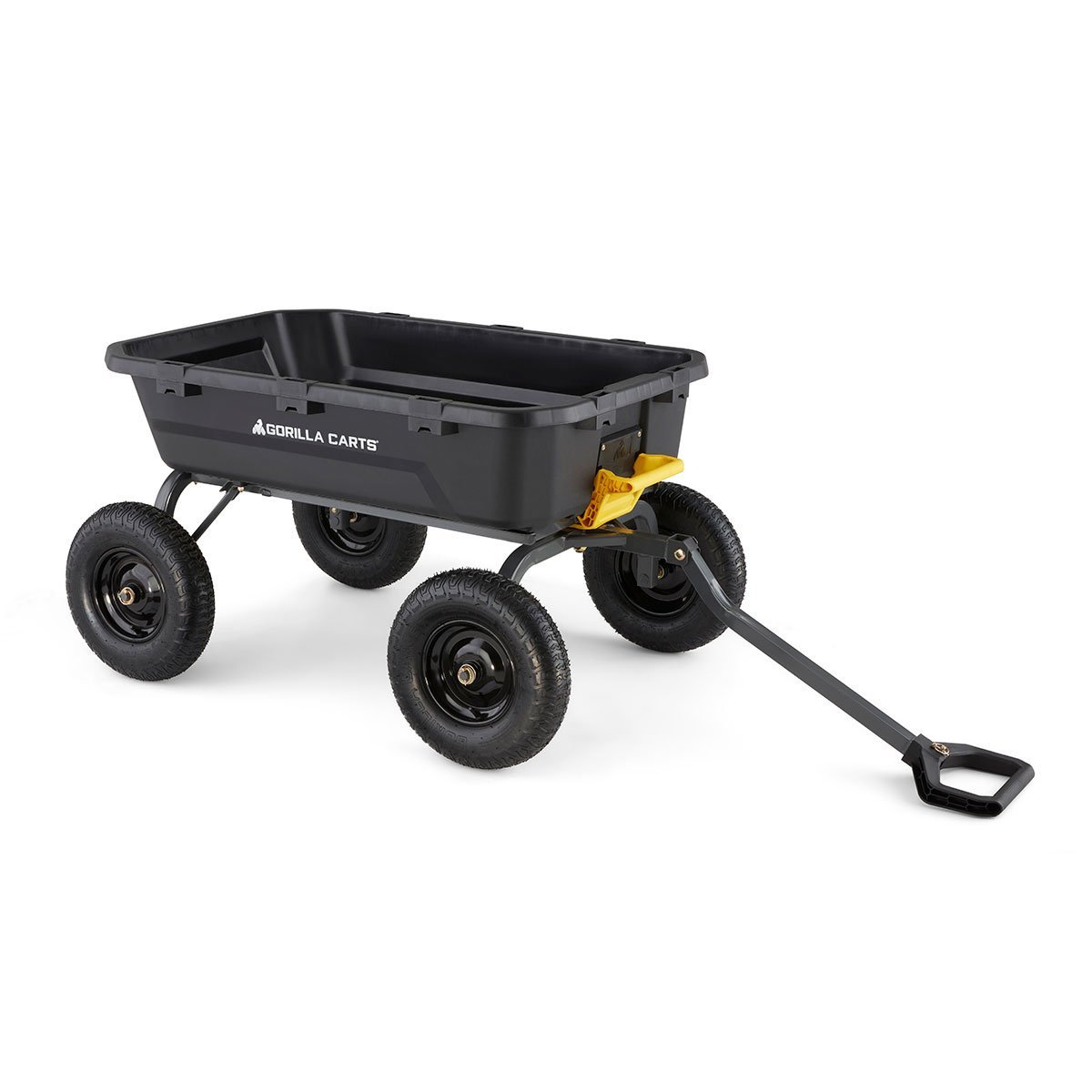 Heavy Duty Poly Yard Dump Cart - 12 Cubic Foot - QC Supply -