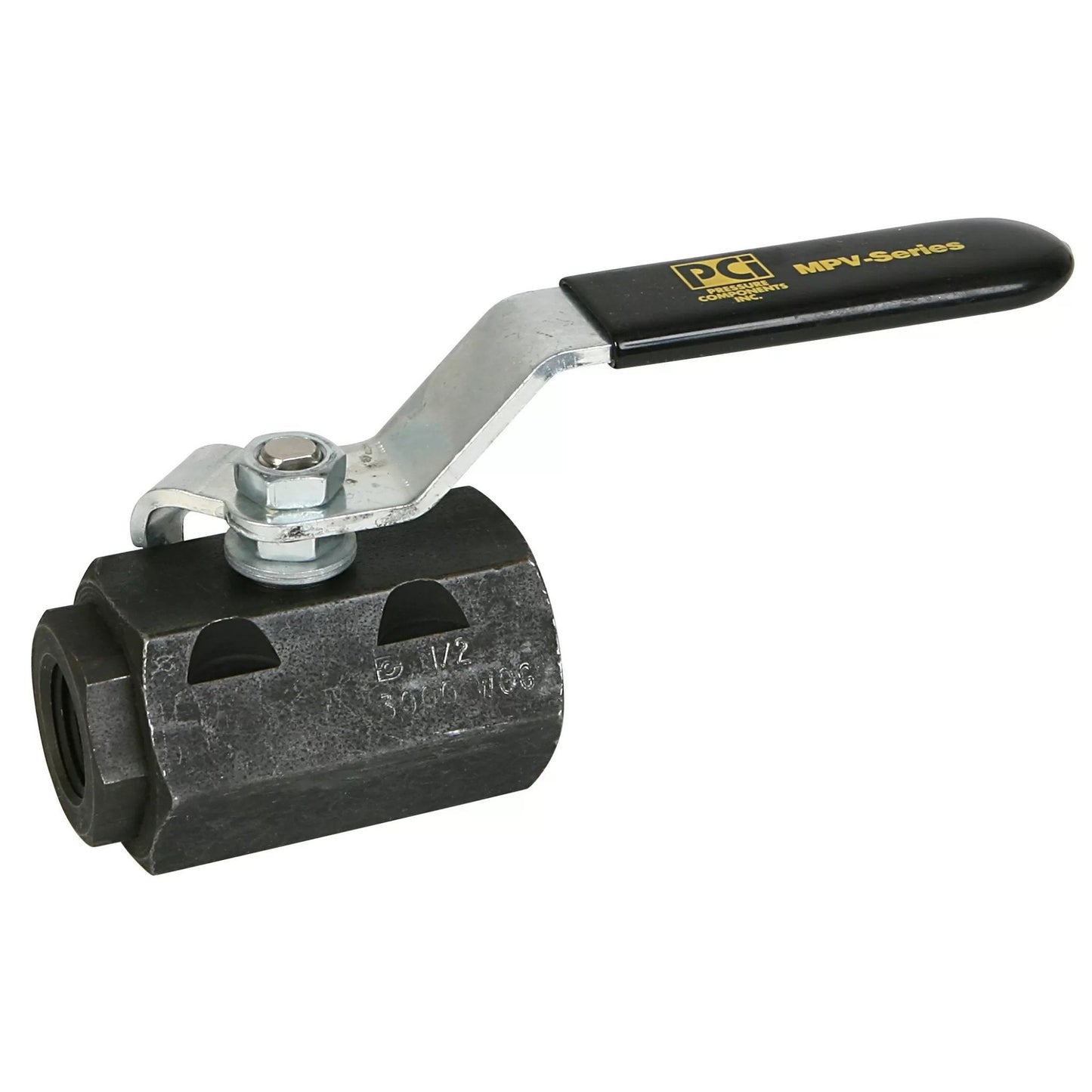 High Pressure 1/2" Carbon Steel Ball Valve - 3,000 PSI - QC Supply -