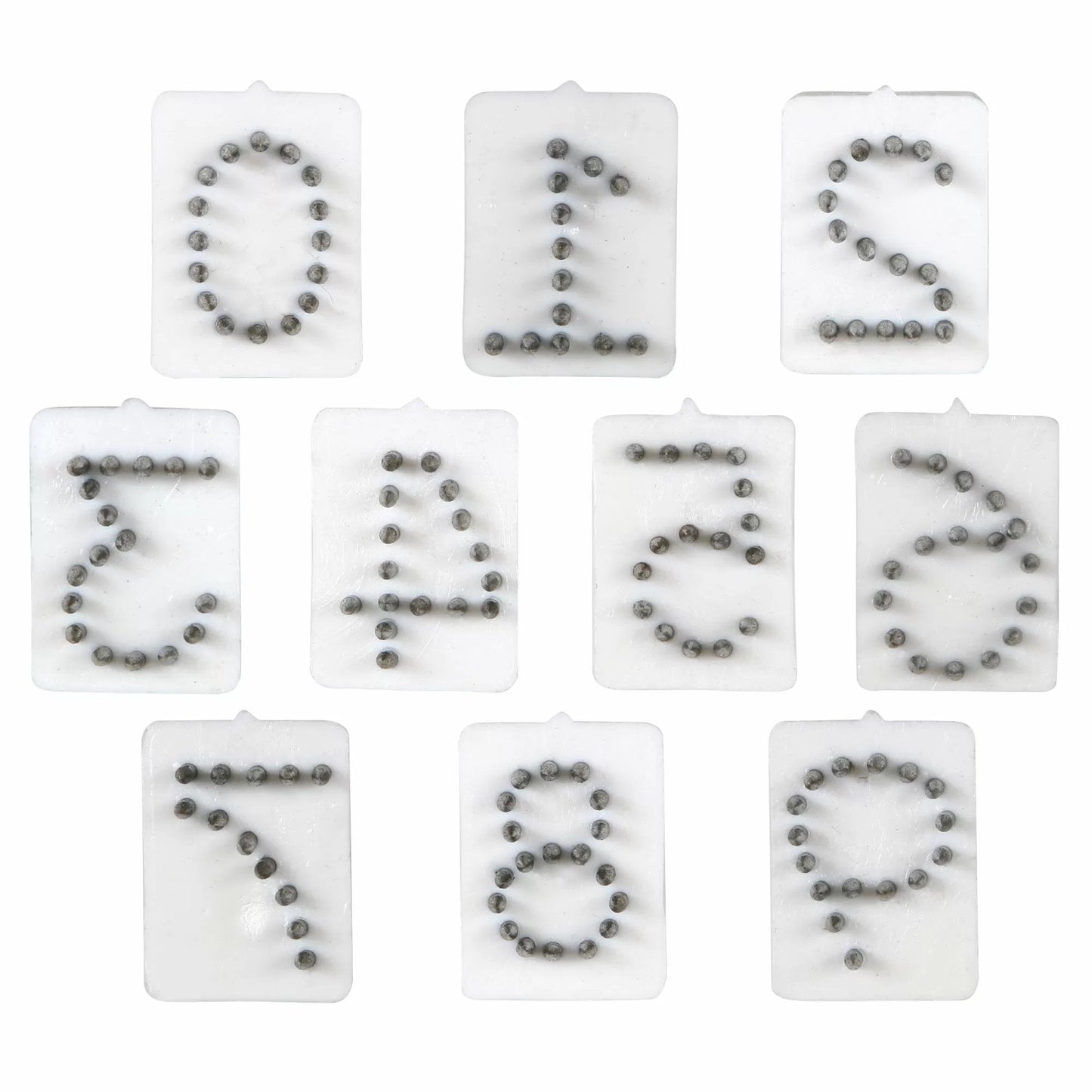 Hog Slapper Poly Numeral Set - 0 - 9 - QC Supply -