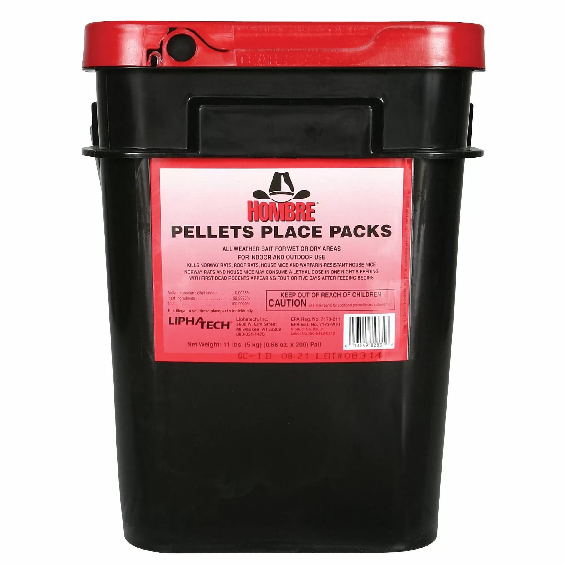 Hombre® Rodenticide MiniBlocks or Place Packs - QC Supply -