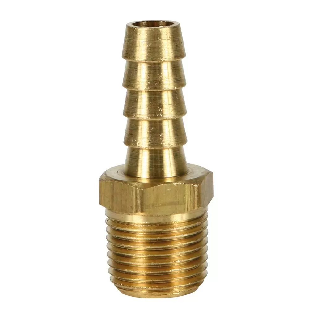 Hose Barb - 3/8" MPT x 3/8" - QC Supply -