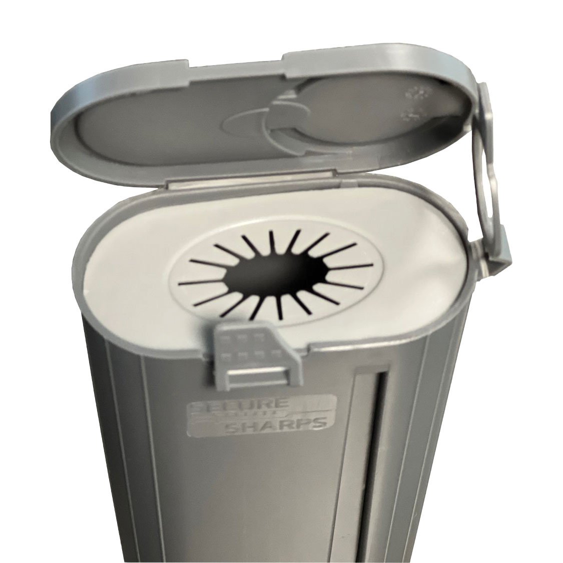 HR250S Pocket Sharps Container - Gray - QC Supply -