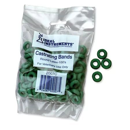 Ideal® Elastrator Bands - 100/Bag - QC Supply -