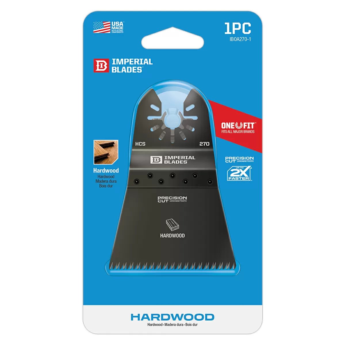 Imperial Blades One Fit™ Japanese Tooth Hardwood Blades - QC Supply -
