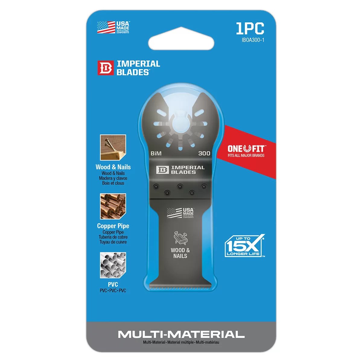 Imperial Blades One Fit Storm Titanium Metal Blades - QC Supply -