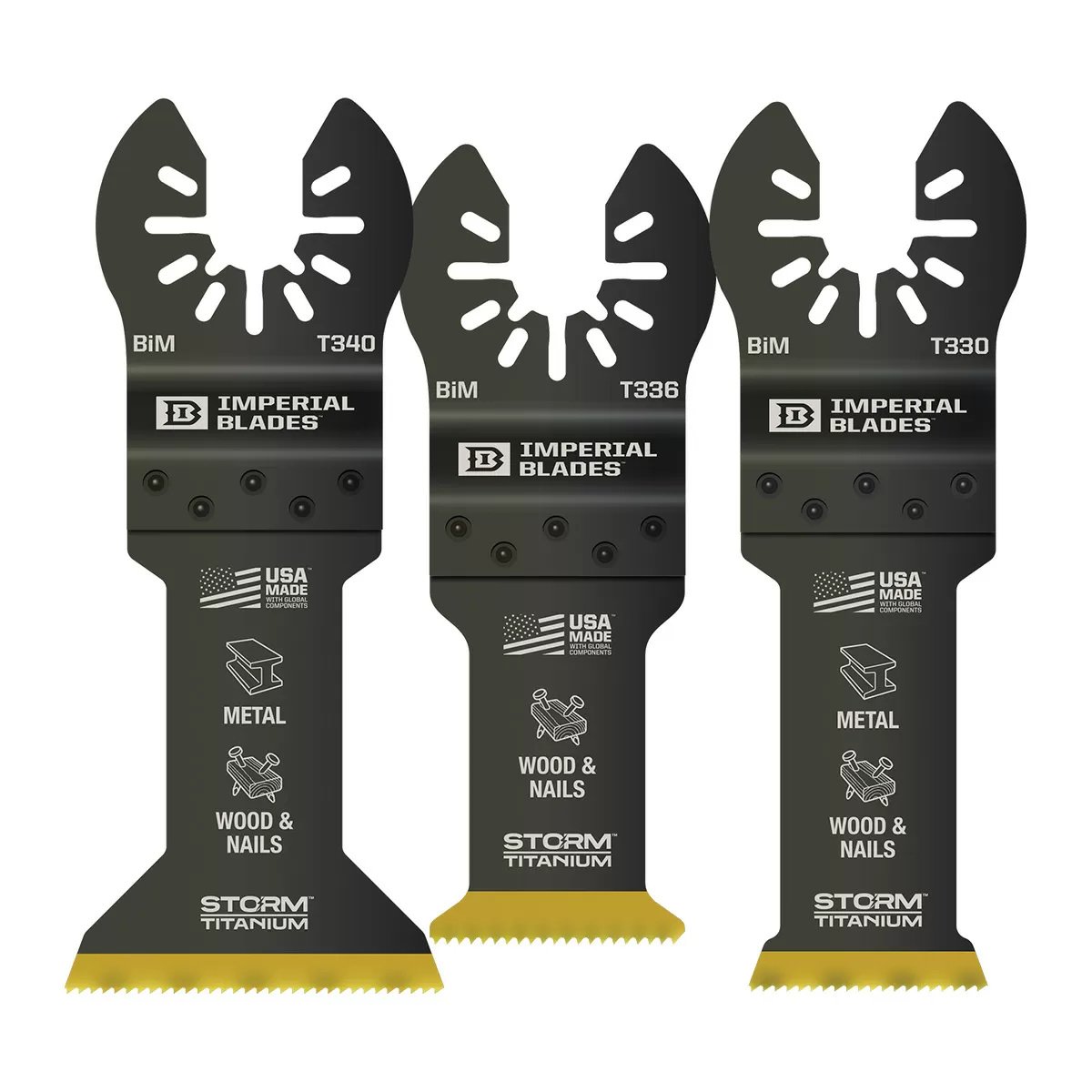 Imperial Blades One Fit™ Storm Titanium Metal/Wood Variety Packs - QC Supply -