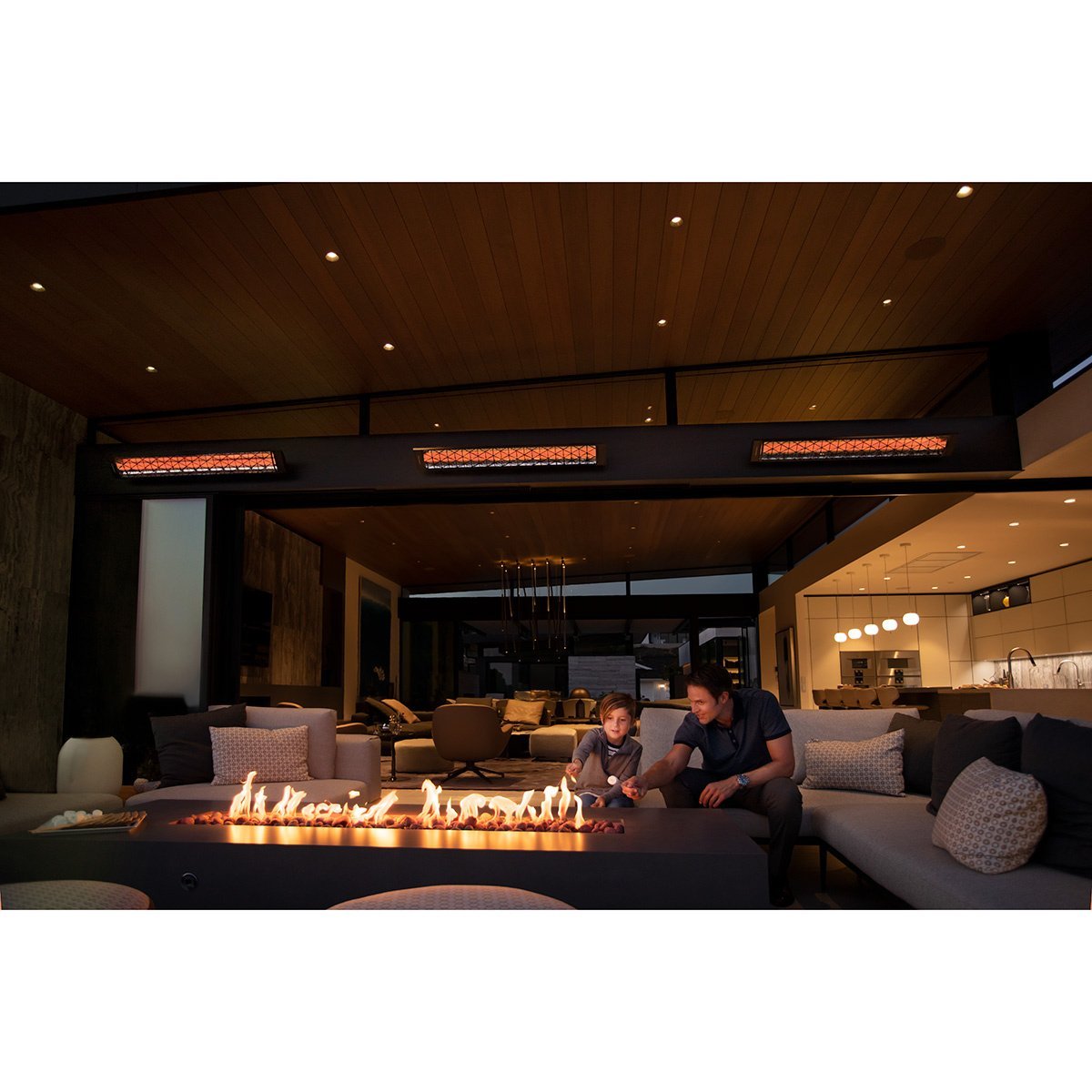 Infratech CD Series Dual Element 5000W Electric Patio Heaters - QC Supply -