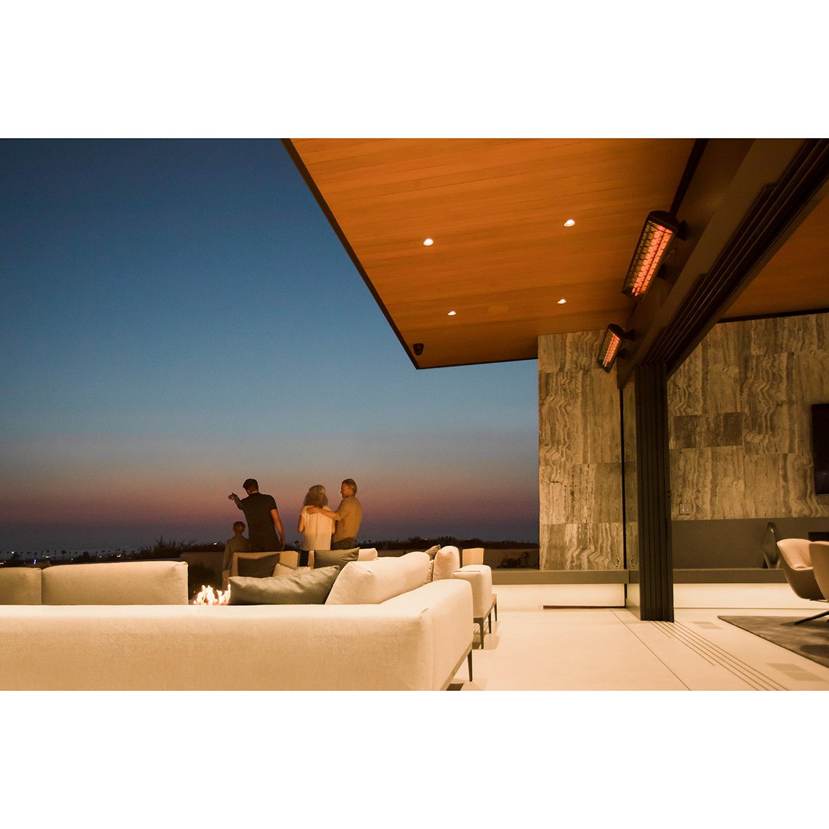 Infratech CD Series Dual Element 5000W Electric Patio Heaters - QC Supply -