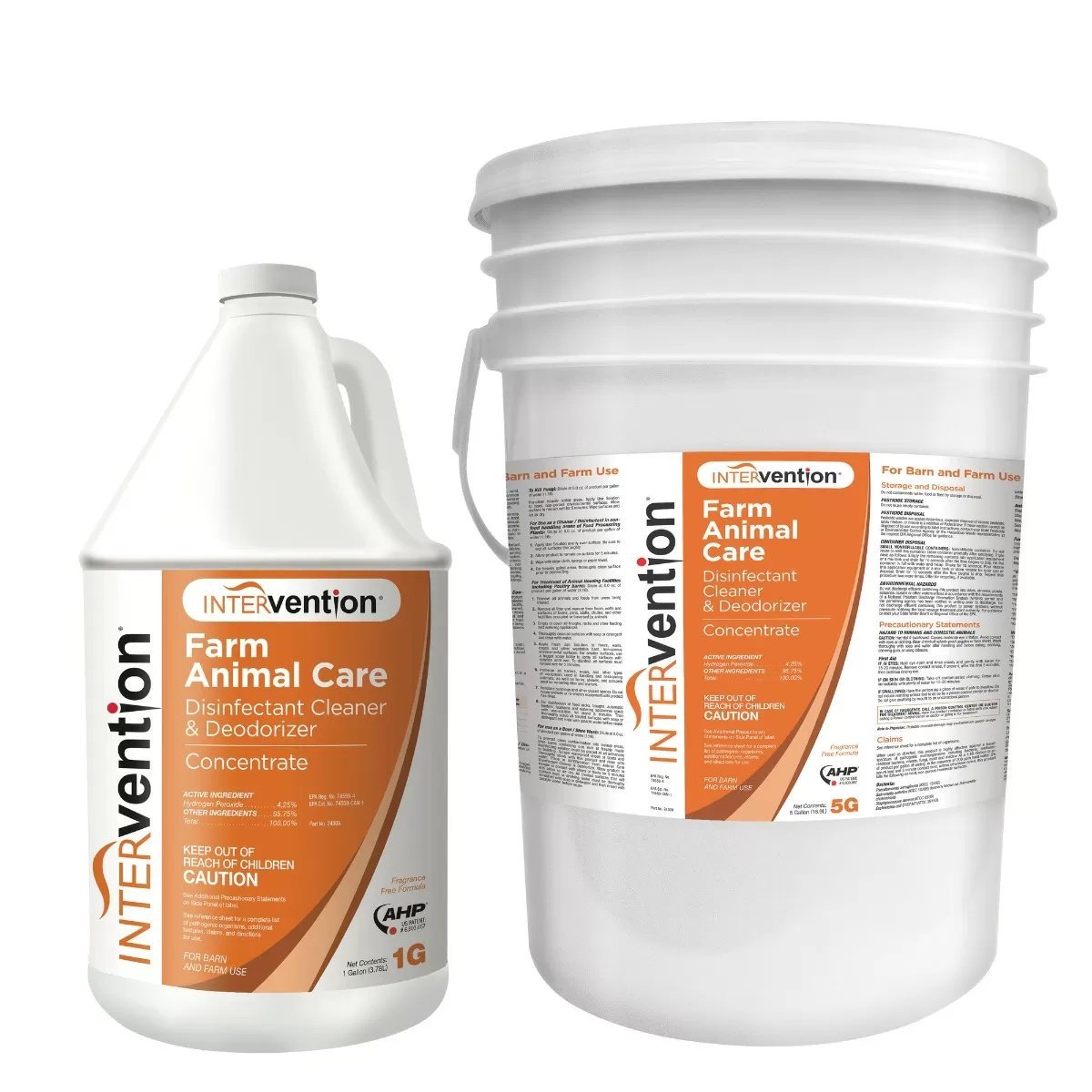 Intervention® Concentrate Disinfectant - For Farm Animal Care - QC Supply -