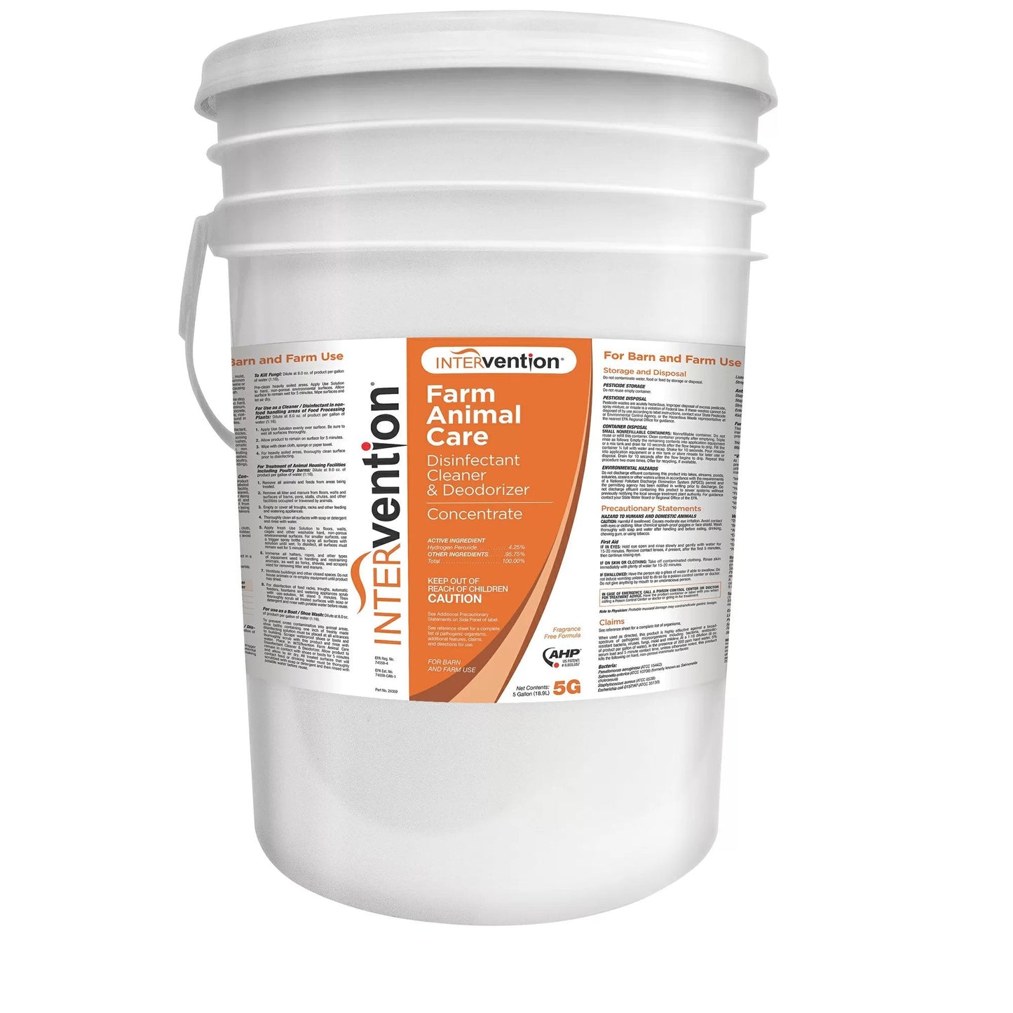 Intervention® Concentrate Disinfectant - For Farm Animal Care - QC Supply -