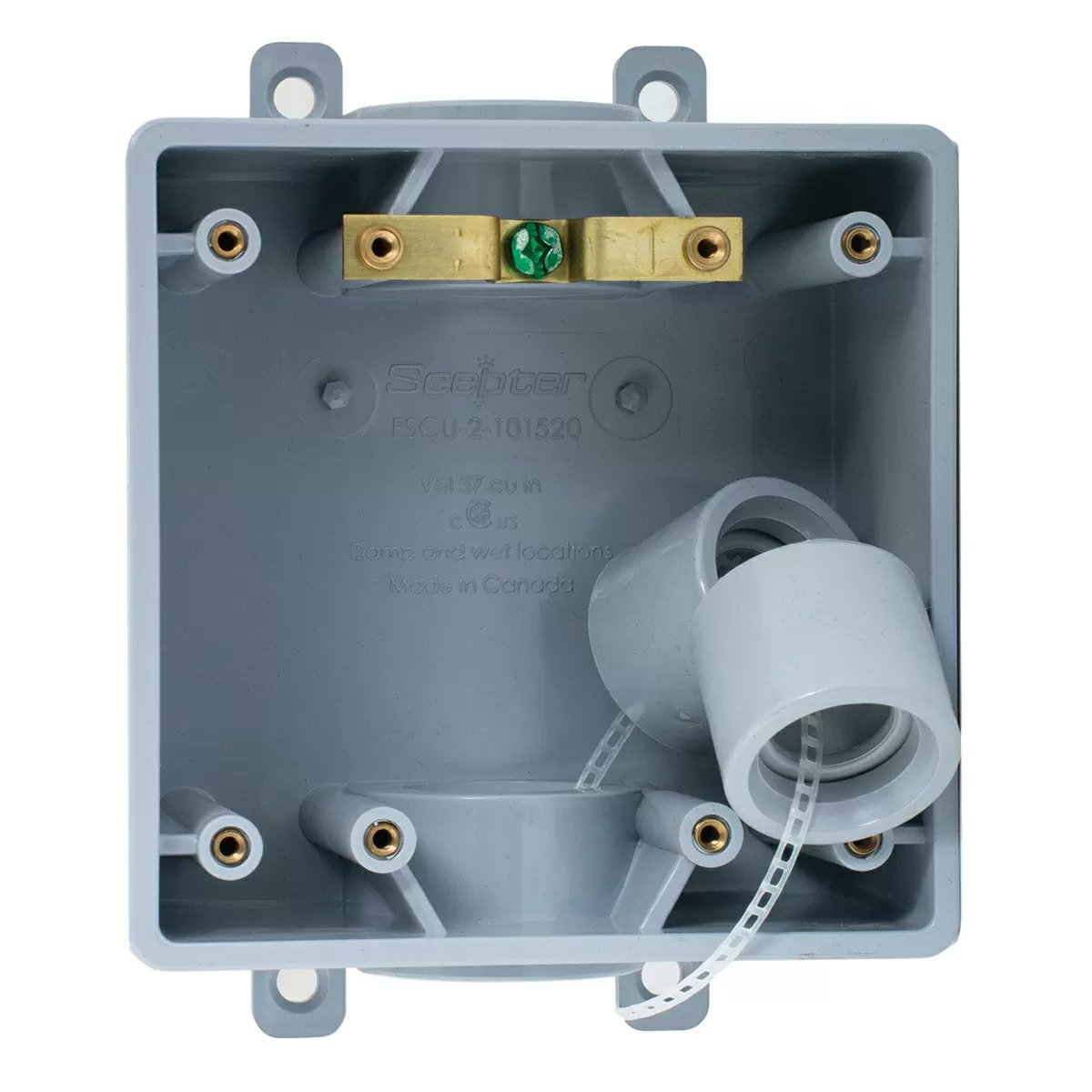 Ipex USA Scepter® FSC - 2 PVC Double Gang Box - QC Supply -